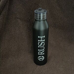 Rush Black Water Bottle